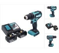 Makita DDF 485 RF Perceuse-visseuse sans fil 18 V 50 Nm sans balais + 2x Batteries 3,0 Ah + Chargeur