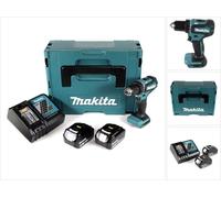 Makita DDF 485 RMJ 18 V Li-Ion Perceuse visseuse sans fil Brushless 13 mm + Coffret MakPac + 2 x Batteries 4,0 Ah + Chargeur