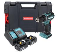 Makita DDF 485 SFJ-R perceuse/visseuse sans fil 18 V 50 Nm sans balais + 2x accu 3,0 Ah + chargeur + RHINO