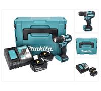 Makita DDF 487 RFJ Perceuse-visseuse sans fil 18 V 40 Nm Brushless + 2x batterie 3,0 Ah + chargeur + Makpac