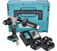 Makita DDF 492 RG3J Perceuse-visseuse sans fil 18 V 141 Nm Brushless + 3x batterie 6,0 Ah + chargeur + Makpac