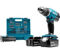 Perceuse visseuse MAKITA 18V Li-Ion (2x 3Ah) + coffret DDF453SFX1