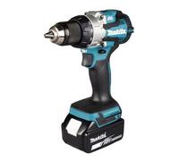 Makita DDF489RTJ visseuse électrique et visseuse à percussion 1800 tr/min Noir, Bleu, Acier