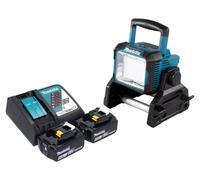 Makita DEADML 811 RT Projecteur de chantier sans fil 14,4 / 18 V 3000 lm LED + 2x batterie 5,0 Ah + chargeur