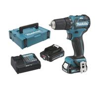 Makita DF332DSAJ - Set perceuse visseuse Li-Ion 10.8V (2x batterie 2,0Ah) dans mallette - moteur brushless - 35Nm