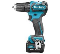Perceuse visseuse 12 V CXT Li-Ion - MAKITA - avec 2 batteries 10.8V 4.0Ah - chargeur - MakPac - DF332DSMJ
