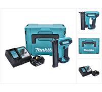 Makita DFN 350 RT1J Cloueur sans fil 15 - 35mm 18V + 1x Batterie 5,0 Ah + Chargeur + Coffret Makpac