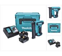 Makita Cloueur LXT DFN350RTJ avec 2 batteries 18V 5,0 Ah, chargeur et coffret MakPac