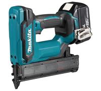 Makita DFN 350 RTJ Cloueur sans fil 15 - 35mm 18V + 2x Batteries 5,0 Ah + Chargeur + Coffret Makpac