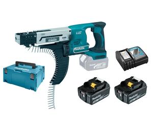 Makita DFR550RTJ Visseuse À Bande Sans-fil 18V Li-ion Kit Complet (2x Batterie 5,0 Ah) Dans MAKPAC - 25-55 Mm