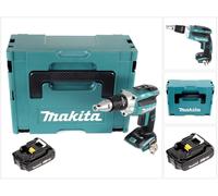 Makita DFS 250 A1J Visseuse plaque de plâtre sans fil Brushless 18V + 1x Batterie 2,0 Ah + Coffret Makpac - sans chargeur