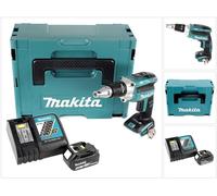 Makita DFS 250 RT1J Tournevis à cloison sèche 18 V Brushless + 1x Batterie 5,0 Ah + Chargeur + Coffret Makpac