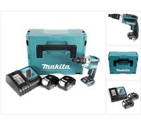 Makita DFS 251 RFJ 18 V Li-Ion Visseuses bardage Brushless + Coffret Makpac + 2x Batteries BL1830 3,0 Ah + Chargeur DC18RC