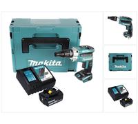 Makita DFS 251 RG1J Visseuse pour cloisons sèches sans fil Brushless 18V + 1x Batterie 6,0Ah + Chargeur + Coffret Makpac