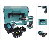 Makita DFS 251 RGJ Visseuse pour cloisons sèches sans fil Brushless 18V + 2x Batteries 6,0Ah + Chargeur + Coffret Makpac