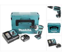 Makita DFS 251 RMJ 18 V Li-Ion Visseuses bardage Brushless + Coffret Makpac + 1x Batterie BL1840 4,0 Ah + Chargeur DC18RC