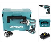 Makita DFS 251 Y1J Visseuse bardage sans fil 18 V Li-Ion, sans balai + 1x Batterie BL1815N 1,5 Ah + Makpac - sans chargeur