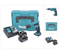 Makita DFS 451 RMJ Visseuse rapide sans fil 18 V 4000 tr/min + 2x batterie 4,0 Ah + chargeur + Makpac