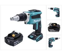 Makita DFS 452 F1 Visseuse à cloison sèche sans fil 18 V Brushless + 1x Batterie 3,0 Ah - sans chargeur