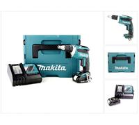 Makita DFS 452 Kit RY1J Visseuse plaque de plâtre sans fil 18 V avec boîtier Makpac, in hargeur + 1x batterie 1,5 Ah