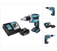 Makita DFS 452 RF1 Visseuse à cloison sèche sans fil 18 V Brushless + 1x Batterie 3,0 Ah + Chargeur