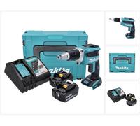 Makita DFS 452 RFJ Visseuse à cloison sèche sans fil 18 V Brushless + 2x Batteries 3,0 Ah + Chargeur + Makpac