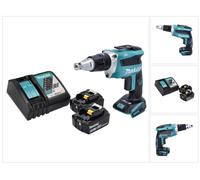 Makita DFS 452 RG Visseuse à cloison sèche sans fil 18 V Brushless + 2x Batteries 6,0 Ah + Chargeur