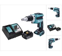 Makita DFS 452 RG1 Visseuse à cloison sèche sans fil 18 V Brushless + 1x Batterie 6,0 Ah + Chargeur