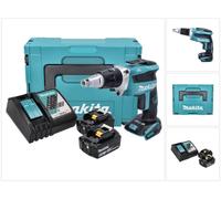 Makita DFS 452 RGJ Visseuse à cloison sèche sans fil 18 V brushless + 2x Batteries 6,0 Ah + Chargeur + Makpac