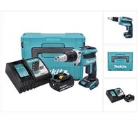 Makita DFS 452 RM1J Visseuse plaque de plâtre sans fil 18 V Brushless + 1x batterie 4,0 Ah + chargeur + Makpac