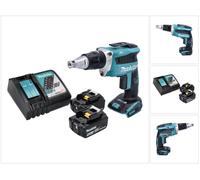 Makita DFS 452 RT Visseuse à cloison sèche sans fil 18 V brushless + 2x Batteries 5,0 Ah + Chargeur