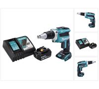 Makita DFS 452 RT1 Visseuse à cloison sèche sans fil 18 V brushless + 1x Batterie 5,0 Ah + Chargeur