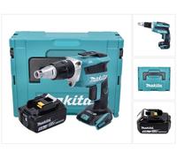 Makita DFS 452 T1J Visseuse à cloison sèche sans fil 18 V sans balais + 1x Batterie 5,0 Ah + Makpac - sans chargeur