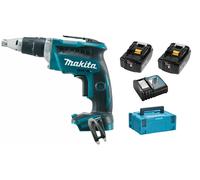 Makita DFS452RMJ Visseuse Plaquiste Sans-fil - 18V Li-ion - 2 Batteries 4,0 Ah - MAKPAC - Brushless
