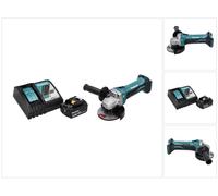 Makita DGA 452 RG1 Meuleuse d'angle sans fil 18 V 115 mm + 1x Batterie 6,0 Ah + Chargeur