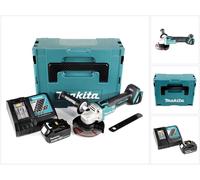 Makita DGA 504 RM1J 18 V Meuleuse sans fil Ø 125 mm brushless avec Boîtier de transport MAKPAC + 1x Batterie 4,0 Ah + Chargeur DC18RC