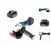 Makita DGA 504 T1 504 18 V Li-Ion Meuleuse sans fil Ø 125 mm brushless + 1x Batterie BL1850 5,0 Ah - sans Chargeur