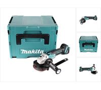 Makita DGA 504 ZJ 18 V Meuleuse sans fil Ø 125 mm brushless avec Boîtier de transport MAKPAC - sans Batterie ni Chargeur
