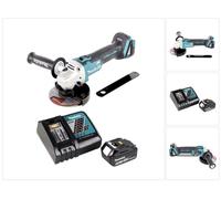 Makita DGA 506 RG1 Meuleuse d'angle sans fil 18 V 125 mm Brushless + 1x Batterie 6,0 Ah + Chargeur