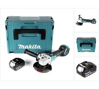 Makita DGA 511 F1J Meuleuse d'angle sans fil 18V 125mm Brushless + 1x Batteries 3,0Ah + Coffret Makpac - sans chargeur