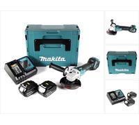 Makita DGA 511 RGJ Meuleuse d'angle sans fil 18V 125mm Brushless + 2x batterie 6,0Ah + chargeur + Makpac
