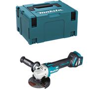 Makita DGA 511 ZJ Meuleuse d'angle sans fil 18V 125mm Brushless Solo + Coffret Makpac - sans batterie, sans chargeur