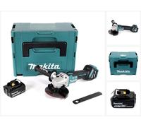 Makita DGA 513 G1J Meuleuse d'angle sans fil 18V 125mm Brushless + 1x batterie 6,0Ah + Makpac - sans chargeur