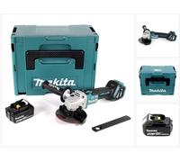 Makita DGA 513 M1J Meuleuse d'angle sans fil 18V 125mm Brushless + 1x batterie 4,0Ah + Makpac - sans chargeur