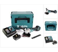 Makita DGA 513 RF1J Meuleuse d'angle sans fil 18V 125mm Brushless + 1x batterie 3,0Ah + chargeur + Makpac