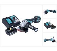 Makita DGA 513 RG1 Meuleuse d'angle sans fil 18 V 125 mm Brushless + 1x batterie 6,0 Ah + chargeur