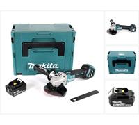 Makita DGA 513 T1J Meuleuse d'angle sans fil 18V 125mm Brushless + 1x batterie 5,0Ah + Makpac - sans chargeur