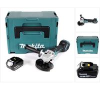 Makita DGA 517 G1J Meuleuse d'angle sans fil 18V 125mm + 1x Batterie 6,0Ah + Coffret de transport Makpac - sans Chargeur