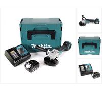 Makita DGA 517 RF1J Meuleuse d'angle sans fil 18V 125mm + 1x Batterie 3,0Ah + Chargeur + Coffret de transport Makpac