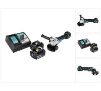 Makita DGA 517 RM Meuleuse d'angle sans fil 18 V 125 mm Brushless + 2x batterie 4,0 Ah + chargeur